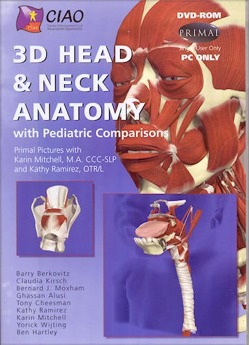 3D Head and Neck Anatomy with Pediatric Comparisons (DVD-ROM)