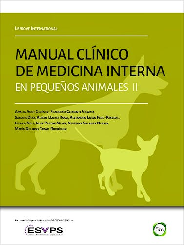 Portada del libro 9781910455661 Manual Clínico de Medicina Interna en Pequeños Animales II