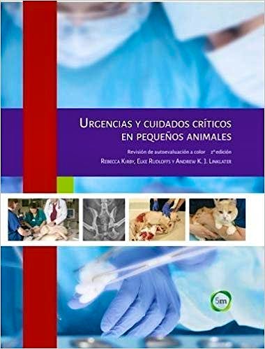 Portada del libro 9781912178841 Urgencias y Cuidados Críticos en Pequeños Animales. Revisión de Autoevaluación a Color