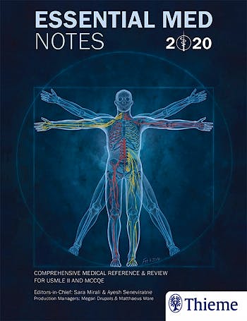 Portada del libro 9781927363676 Essential Med Notes 2020. Comprehensive Medical Reference and Review for USMLE II and MCCQE