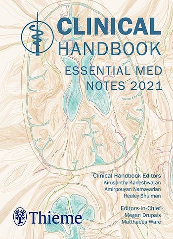 Portada del libro 9781927363782 Essential Med Notes Clinical Handbook 2021