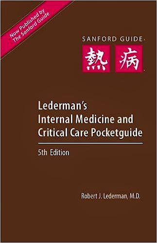 Portada del libro 9781930808836 Lederman's Internal Medicine and Critical Care Pocketguide