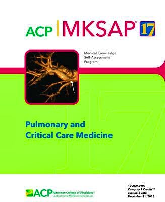 Portada del libro 9781938245299 MKSAP 17 Pulmonary and Critical Care Medicine