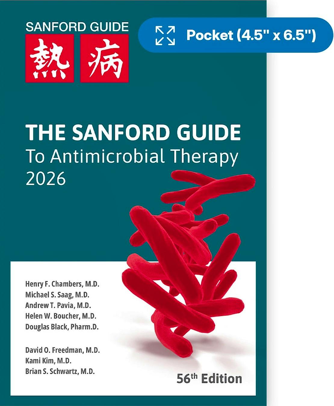 Portada del libro 9781944272333 The SANFORD Guide to Antimicrobial Therapy 2026