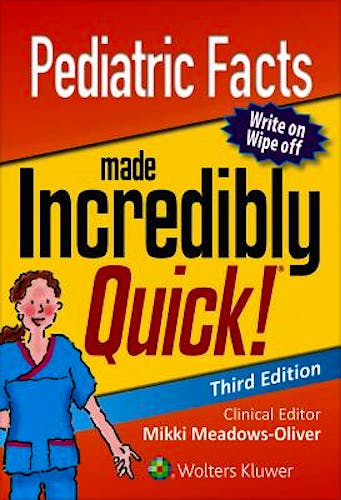 Portada del libro 9781975100261 Pediatric Facts Made Incredibly Quick!
