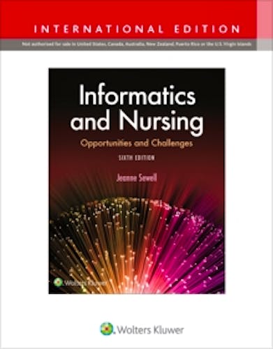 Portada del libro 9781975102081 Informatics and Nursing (International Edition)