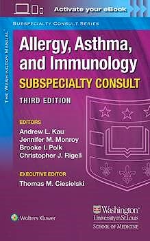 Portada del libro 9781975113261 The Washington Manual Allergy, Asthma, and Immunology Subspecialty Consult