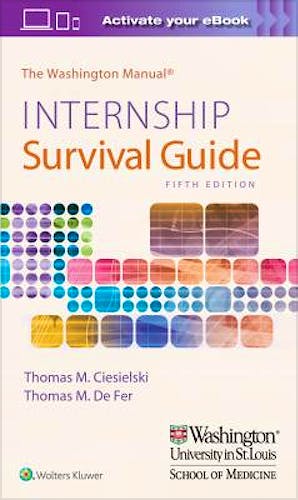 Portada del libro 9781975113285 The Washington Manual Internship Survival Guide