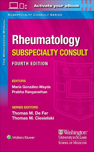 Portada del libro 9781975113391 The Washington Manual Rheumatology Subspecialty Consult