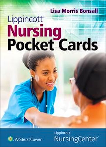 Portada del libro 9781975114541 Lippincott Nursing Pocket Cards