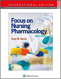Portada del libro 9781975115159 Focus on Nursing Pharmacology (International Edition)