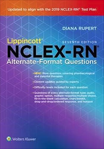 Portada del libro 9781975115531 Lippincott NCLEX-RN Alternate-Format Questions