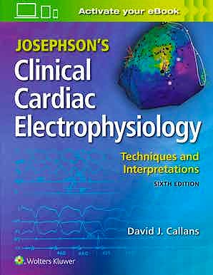 Portada del libro 9781975115562 JOSEPHSON's Clinical Cardiac Electrophysiology. Techniques and Interpretations