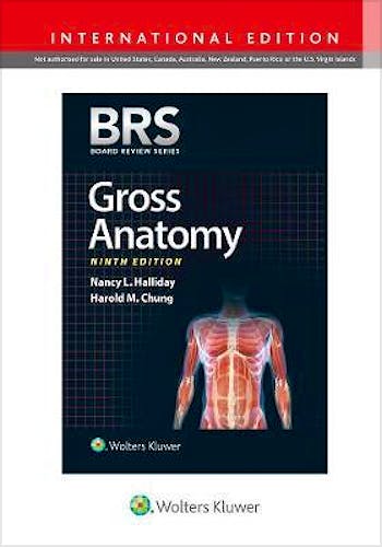 Portada del libro 9781975120146 BRS Gross Anatomy. International Edition