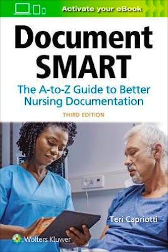 Portada del libro 9781975120733 Document Smart. The A-to-Z Guide to Better Nursing Documentation