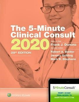 Portada del libro 9781975136413 The 5-Minute Clinical Consult 2020