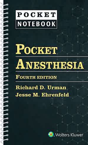 Portada del libro 9781975136796 Pocket Anesthesia