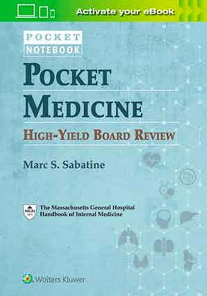 Portada del libro 9781975142438 Pocket Medicine High-Yield Board Review
