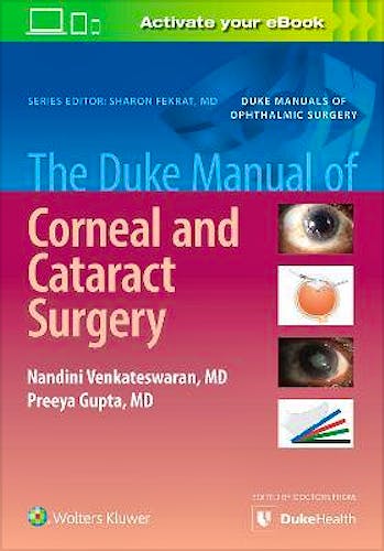 Portada del libro 9781975150006 The Duke Manual of Corneal and Cataract Surgery