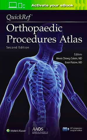 Portada del libro 9781975151256 QuickRef Orthopaedic Procedures Atlas