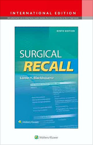 Portada del libro 9781975152970 Surgical Recall. International Edition