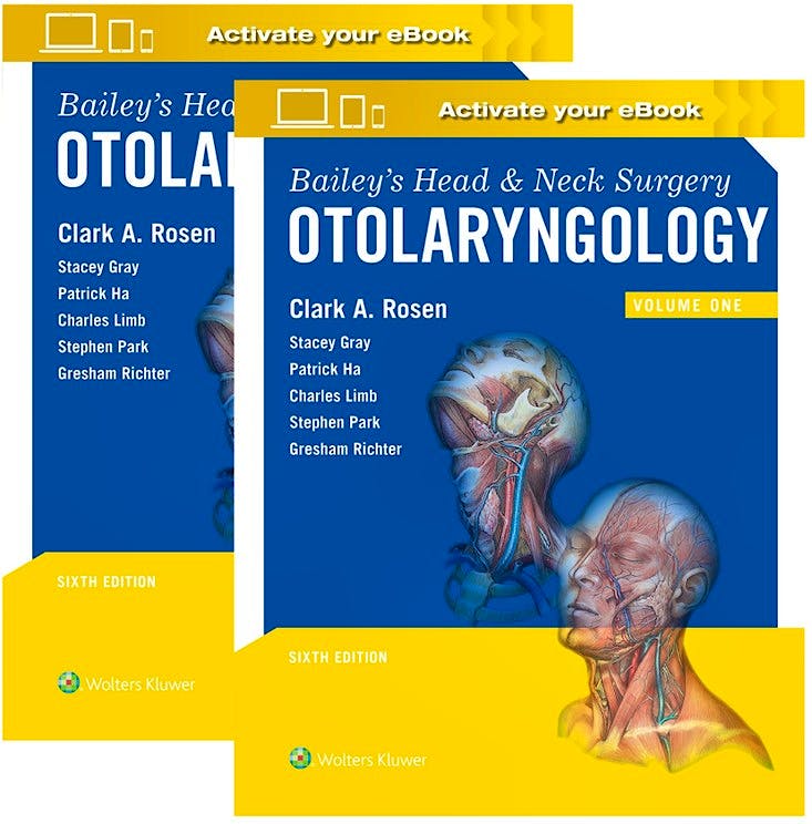 Portada del libro 9781975162665 BAILEY's Head and Neck Surgery. Otolaryngology (2 Volume Set)