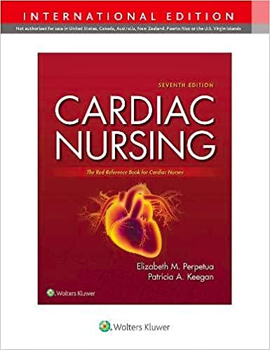 Portada del libro 9781975170844 Cardiac Nursing. The Red Reference Book for Cardiac Nurses. International Edition