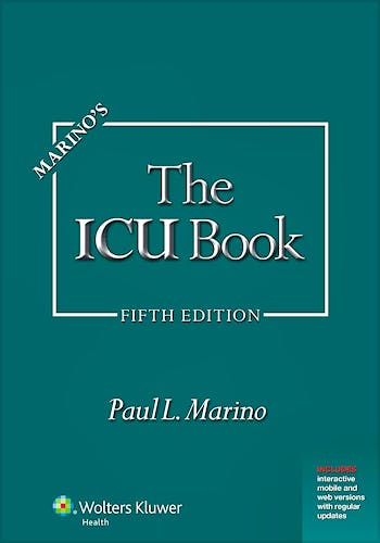 Portada del libro 9781975176709 MARINO's The ICU Book. Print + eBook with Multimedia
