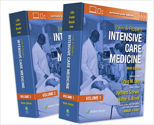 Portada del libro 9781975181444 IRWIN and RIPPE's Intensive Care Medicine (2 Volume Set)
