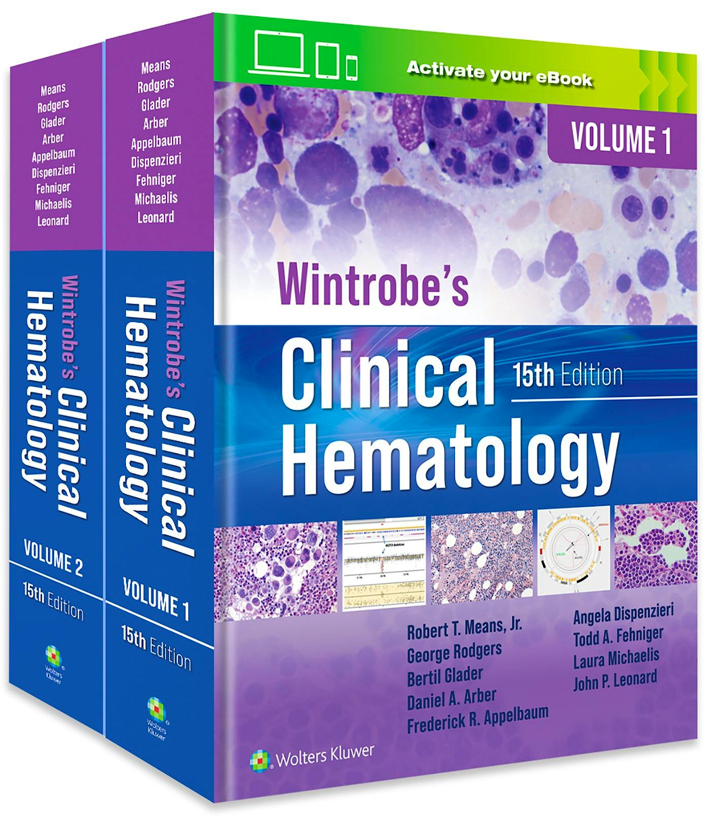 Portada del libro 9781975184698 WINTROBE's Clinical Hematology (2 Volume Set)