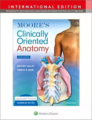 Portada del libro 9781975209551 MOORE's Clinically Oriented Anatomy. International Edition (Revised Reprint)