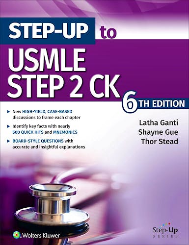 Portada del libro 9781975216764 Step-up to USMLE Step 2 Ck