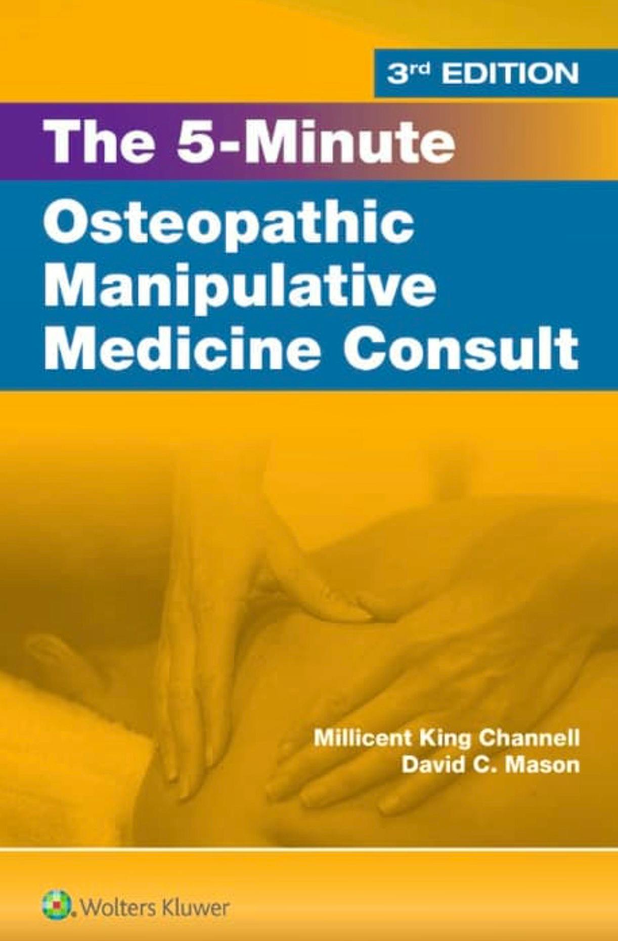 Portada del libro 9781975240639 5 Minute Osteopathic Manipulative Medicine Consult