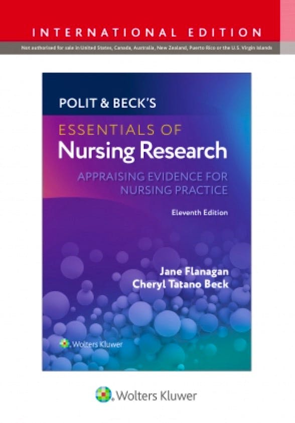 Portada del libro 9781975262914 POLIT and BECK's Essentials of Nursing Research