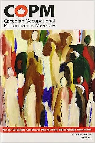 Portada del libro 9781999505301 COPM Manual. Canadian Occupational Performance Measure