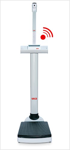 Báscula Electrónica de Columna Clase III SECA Mod. 799 con Tallímetro SECA Mod. 220