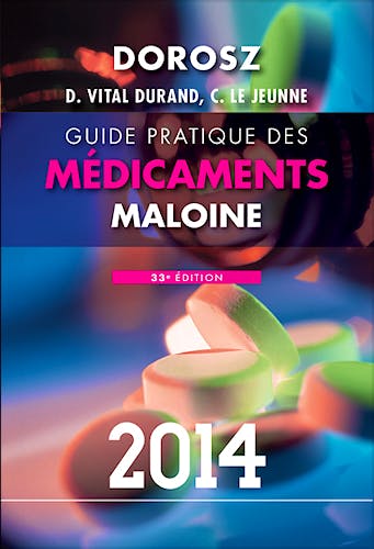 Portada del libro 9782224033439 Guide Pratique des Médicaments Maloine 2014