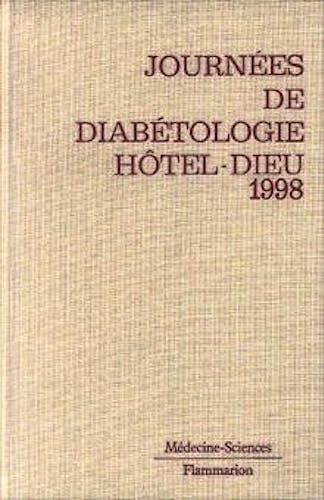 Portada del libro 9782257107879 Journees de Diabetologie Hotel Dieu 1998