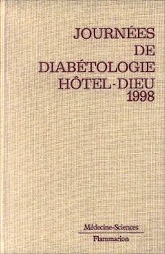 Portada del libro 9782257107879 Journees de Diabetologie Hotel Dieu 1998