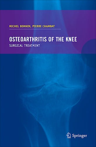 Portada del libro 9782287741746 Osteoarthritis of the Knee. Surgical Treatment