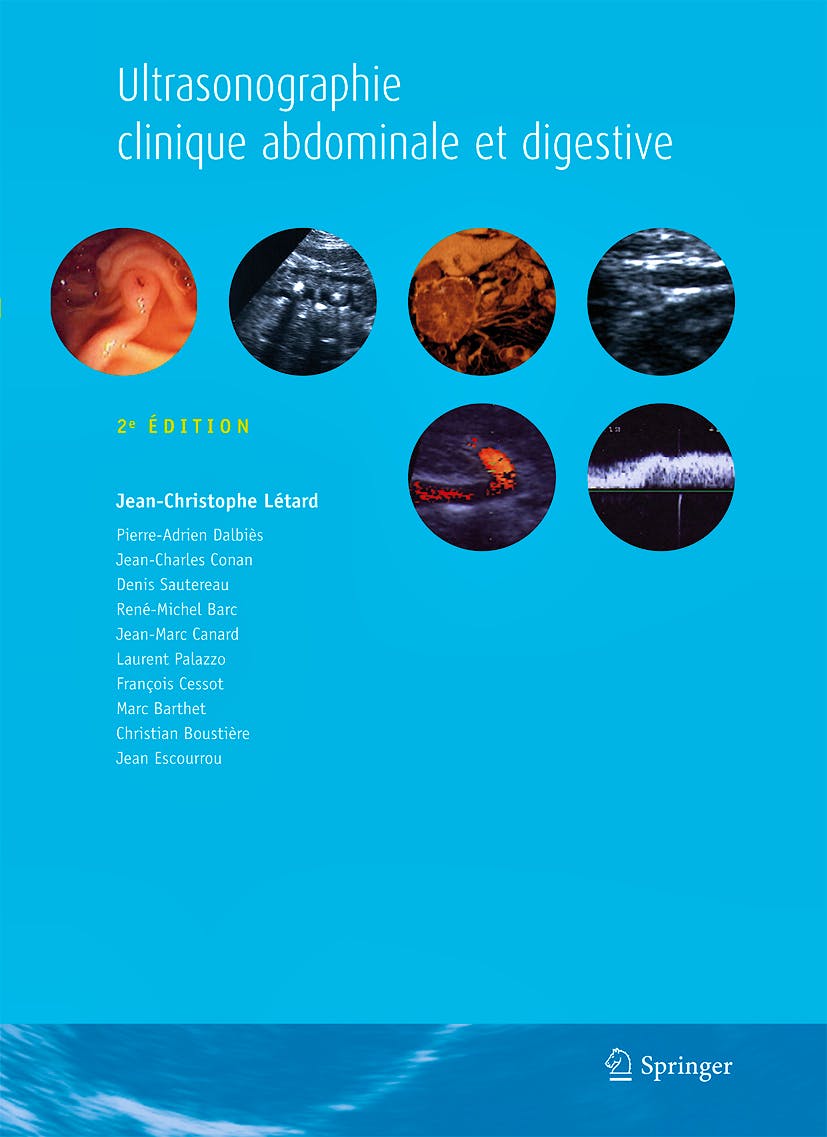 Portada del libro 9782287991615 Ultrasonographie Clinique Abdominale Et Digestive