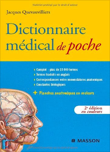 Portada del libro 9782294701290 Dictionnaire Médical de Poche