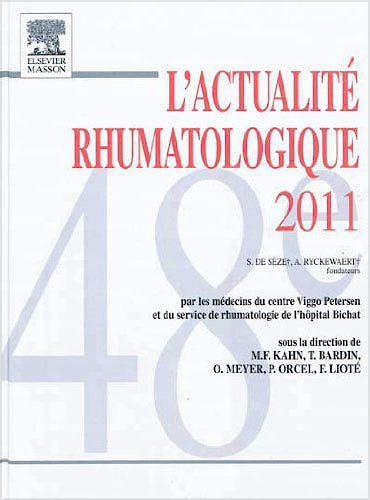 Portada del libro 9782294716522 L'Actualité Rhumatologique 2011