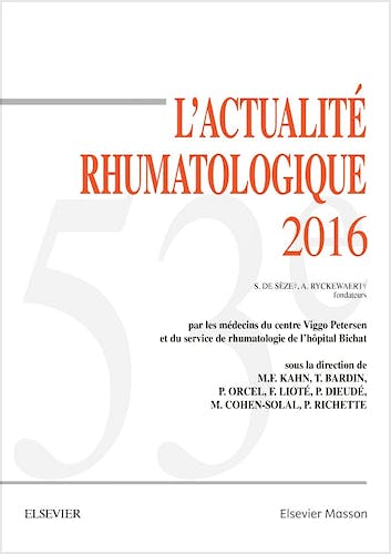 Portada del libro 9782294751790 L'actualite Rhumatologique 2016