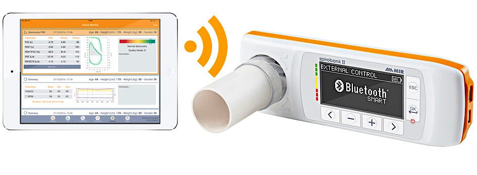 Spirobank II Smart - Espirómetro con Turbinas Desechables