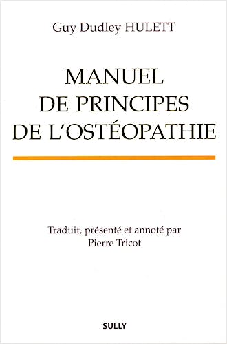 Portada del libro 9782354320638 Manuel de Principes de L'osteopathie