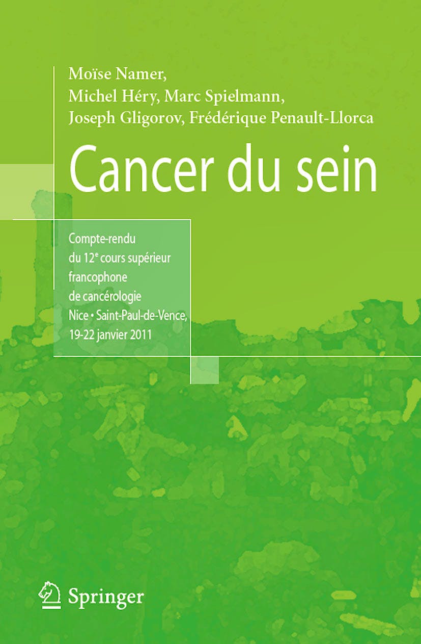 Portada del libro 9782817802442 Cancer Du Sein