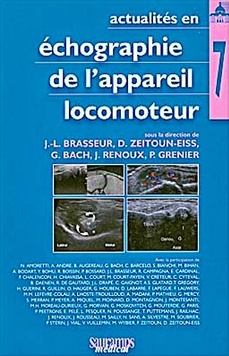 Portada del libro 9782840237112 Actualites en Echographie de L'appareil Locomoteur, Tome 7