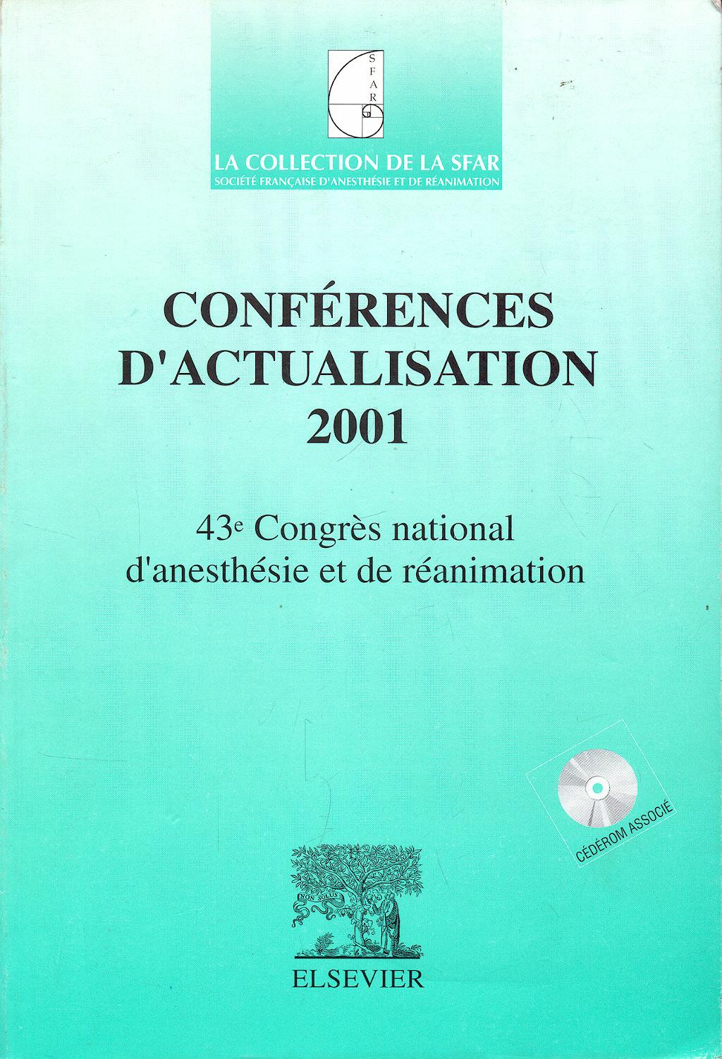 Portada del libro 9782842993290 Conferences D'actualisation 2001. la Collection de la Sfar + Cd-Rom