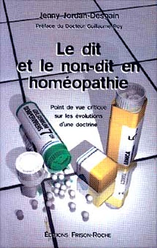 Portada del libro 9782876712287 Le Dit Et Le Non-Dit en Homeopathie